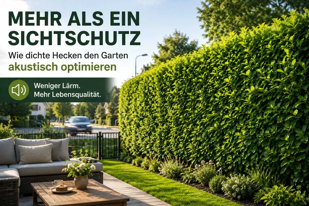 Enhancing Garden Serenity: The Acoustic Benefits of Dense Hedges