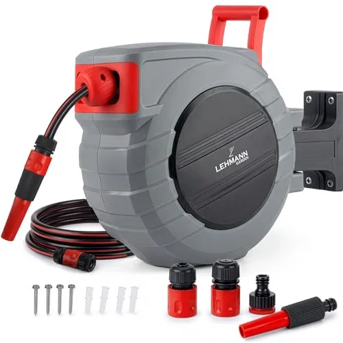 Review of the Gardena Classic 50 Wall-Mounted Hose Reel: Efficiency and Practicality