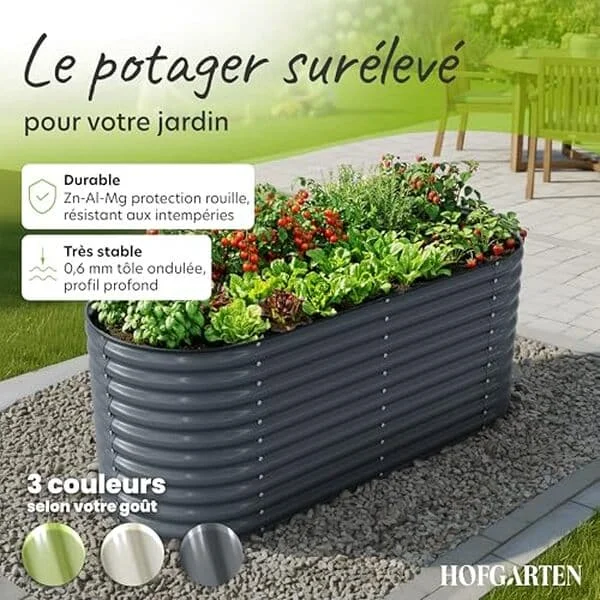Review of the HOFGARTEN® QuickGrow XL Raised Garden Bed: Practicality Meets Modern Design