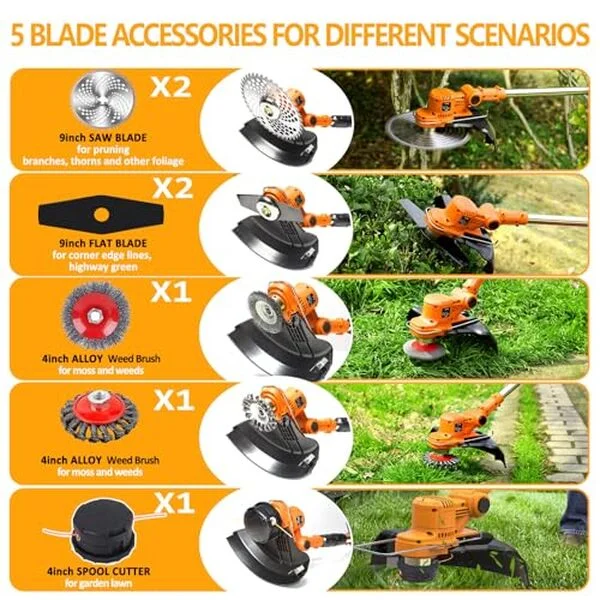 Exploring the Versatility of the 4-in-1 Wireless Electric Brush Cutter